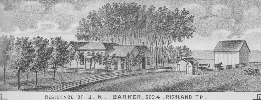 picture of J. N. Barker home