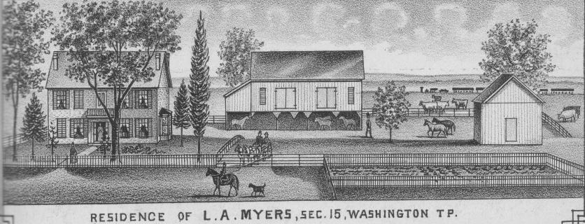 picture of L. A. Myers home